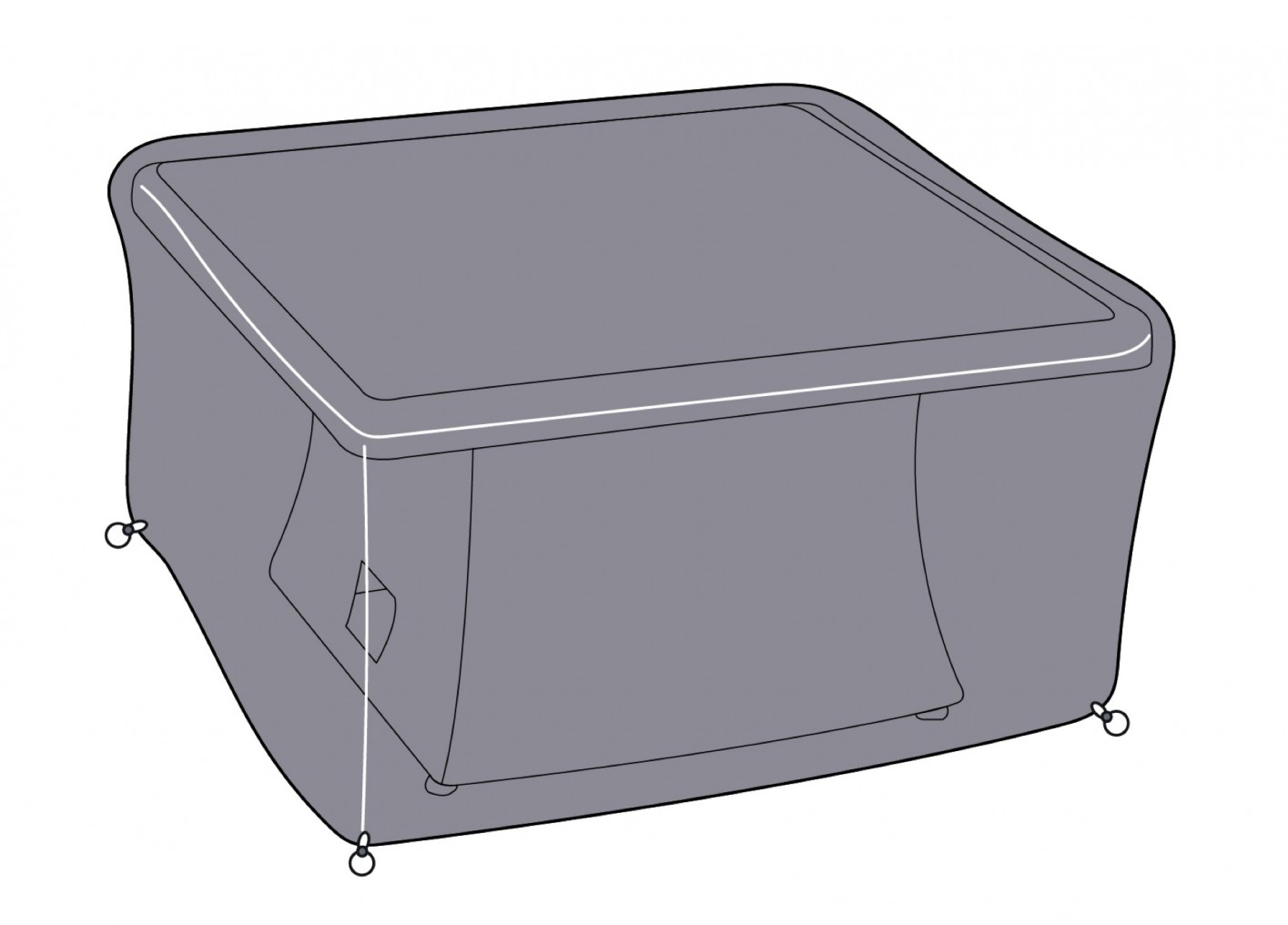 Hartman Hartman Square Adjustable Casual Garden Furniture Table Cover Rattan Garden Furniture