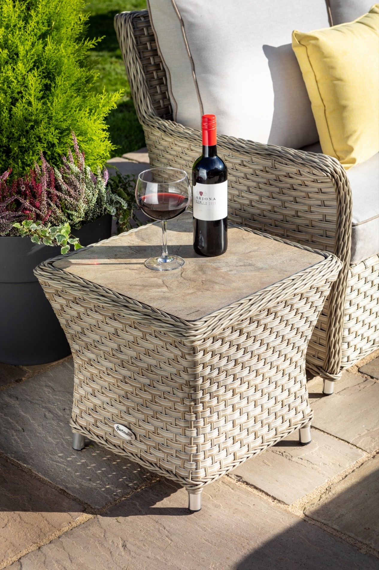 Hartman Heritage Tuscan Square Garden Furniture Side Table Beech