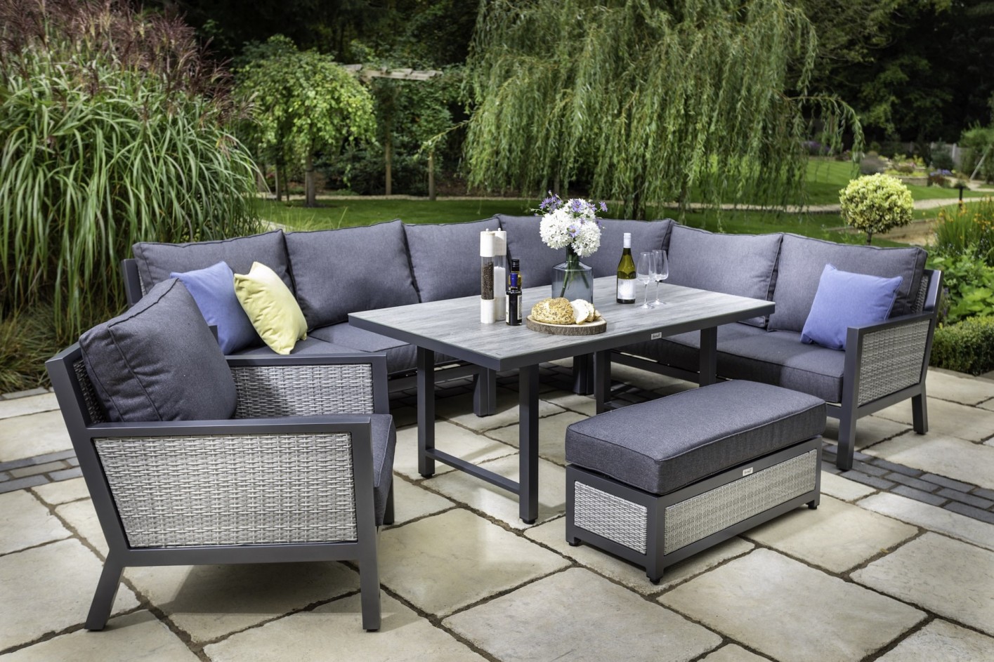 Hartman Nouveau Garden Furniture Lounge Chair Reva Aluminium Garden
