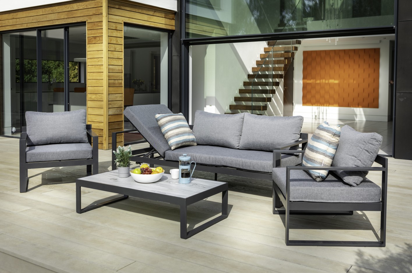 Hartman Hartman Vienna 3 Seat Garden Furniture Lounge Set with