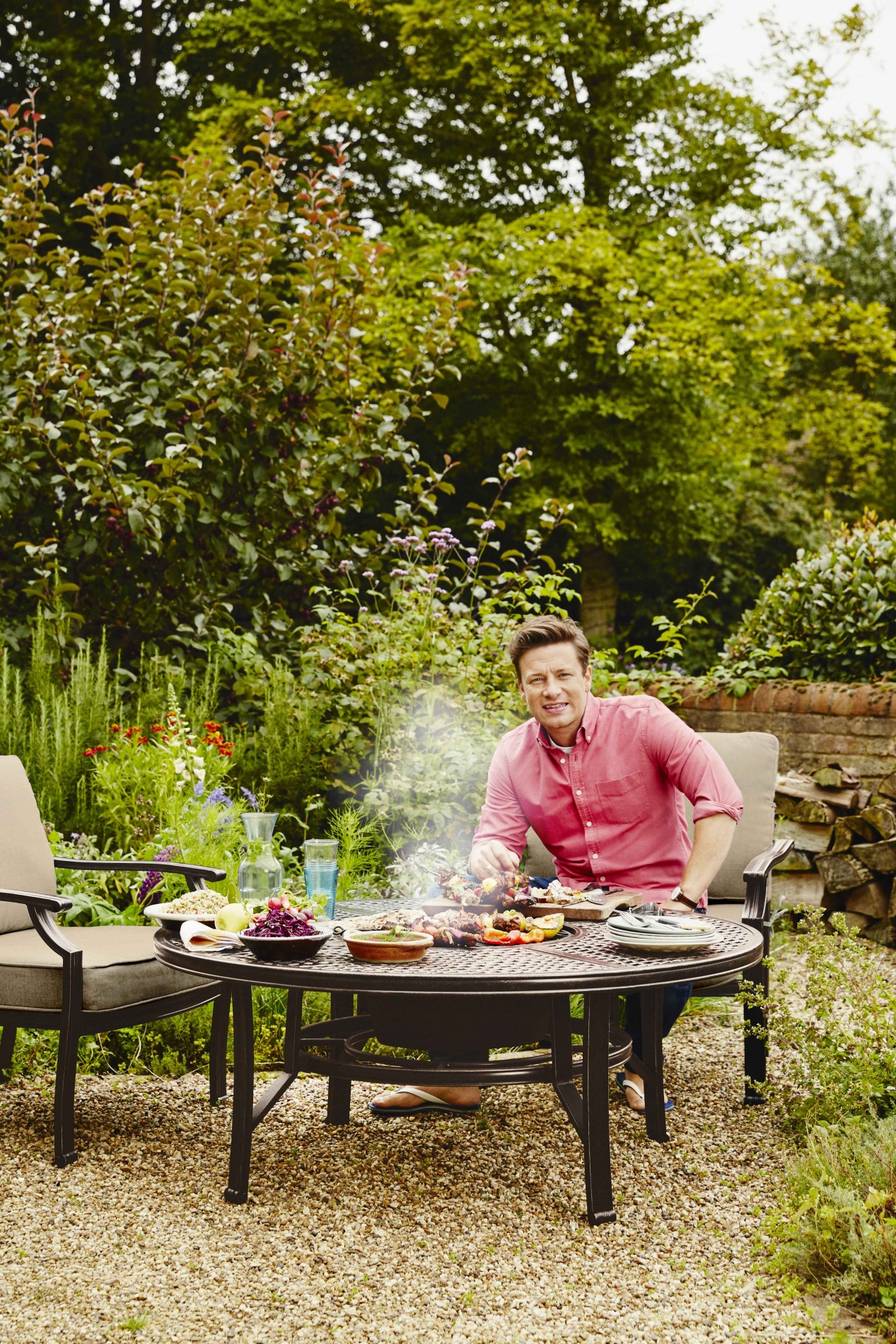 Hartman Hartman Jamie Oliver 4 Seat Fire Pit Garden Furniture Set