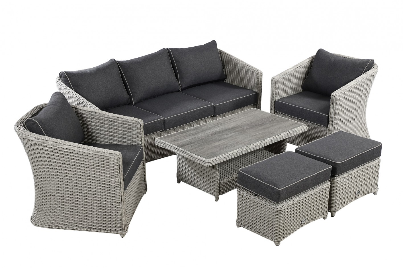 Hartman Hartman Henley 3 Seat Casual Garden Furniture Lounge Set with
