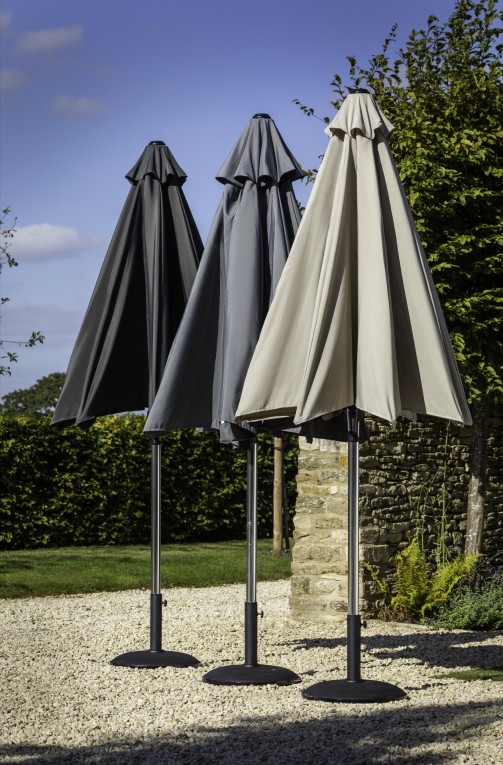 optellen antenne zout Hartman Hartman Luxury 3m Round Parasol - Dark Grey Parasols Garden  Furniture | The Garden Furniture Company