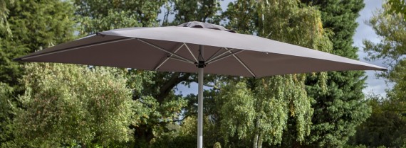 Hartman Hartman Luxury 3x2m Rectangular Parasol - Dark Grey Parasols