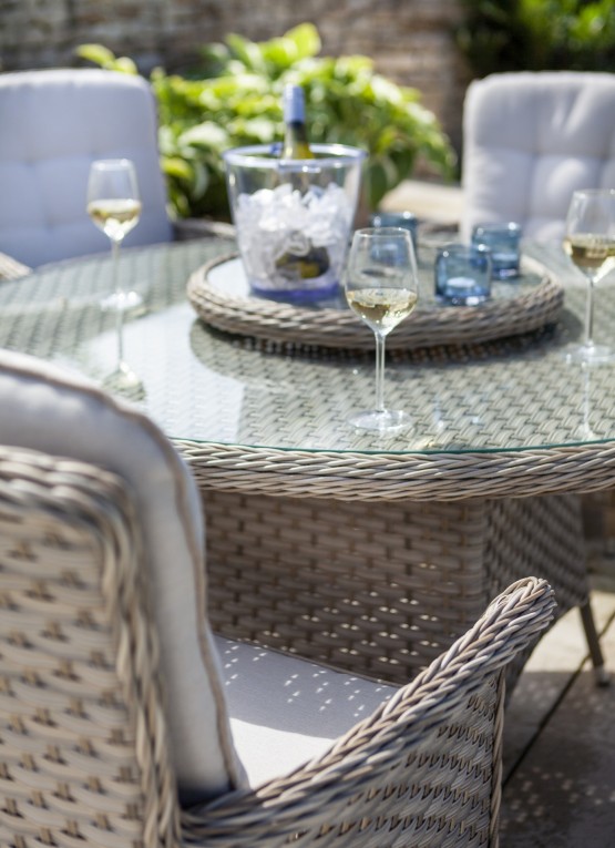 Hartman Hartman Heritage 6 Seat Round Garden Furniture Set - Beech