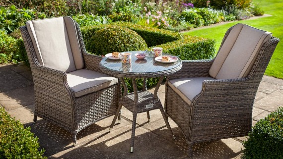 Hartman Hartman Hartford 2 Seat Round Garden Furniture Bistro Set ... Hartman Hartman Hartford 2 Seat Round Garden Furniture Bistro Set ...