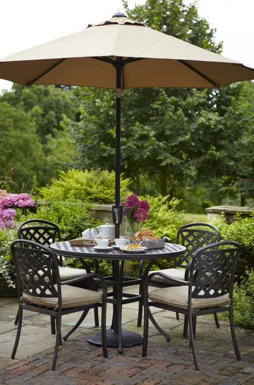 Hartman Berkeley 4 Seat Round Garden Furniture Set Bronze Hartman Berkeley 4 Seat Round Garden Furniture Set Bronze Cast Aluminium The Company